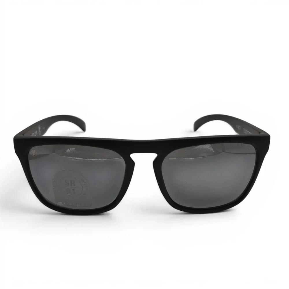 Kaenon Mens Leadbetter Sunglasses Matte Black‎ Polarized SR-91 Square 55-19-139